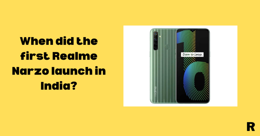 When-did-the-first-Realme-Narzo-launch-in-India